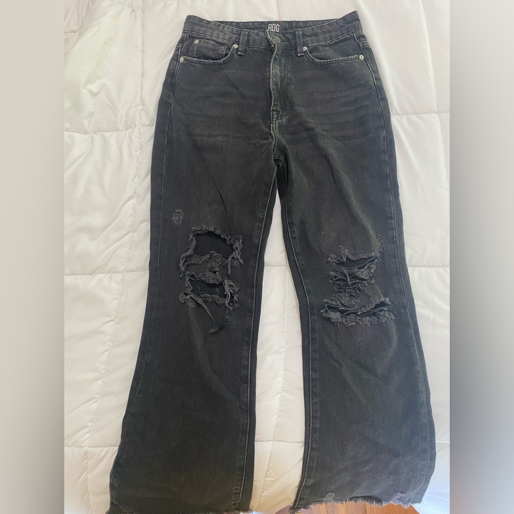 BDG Black Distressed Jeans